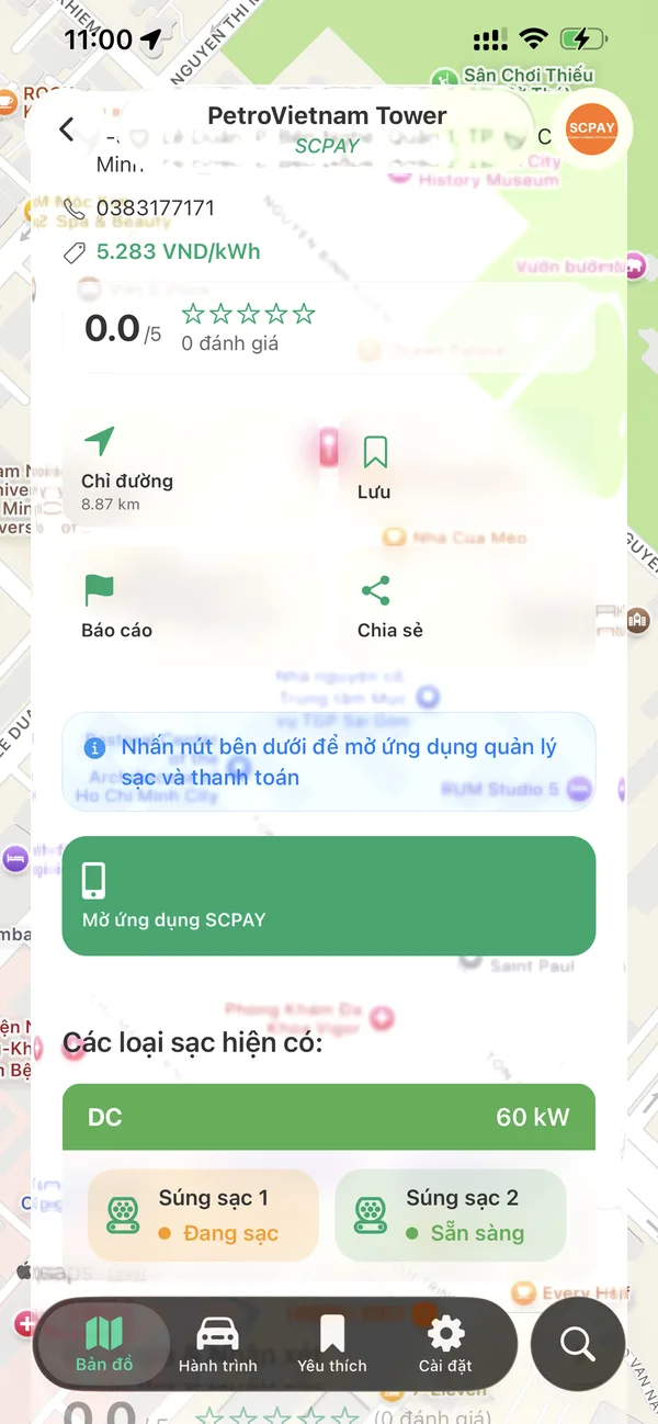 Chi tiết trạm